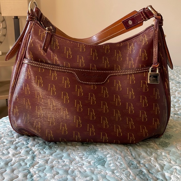 Dooney & Bourke Handbags - Dooney & Bourke dark cherry red shoulder bag